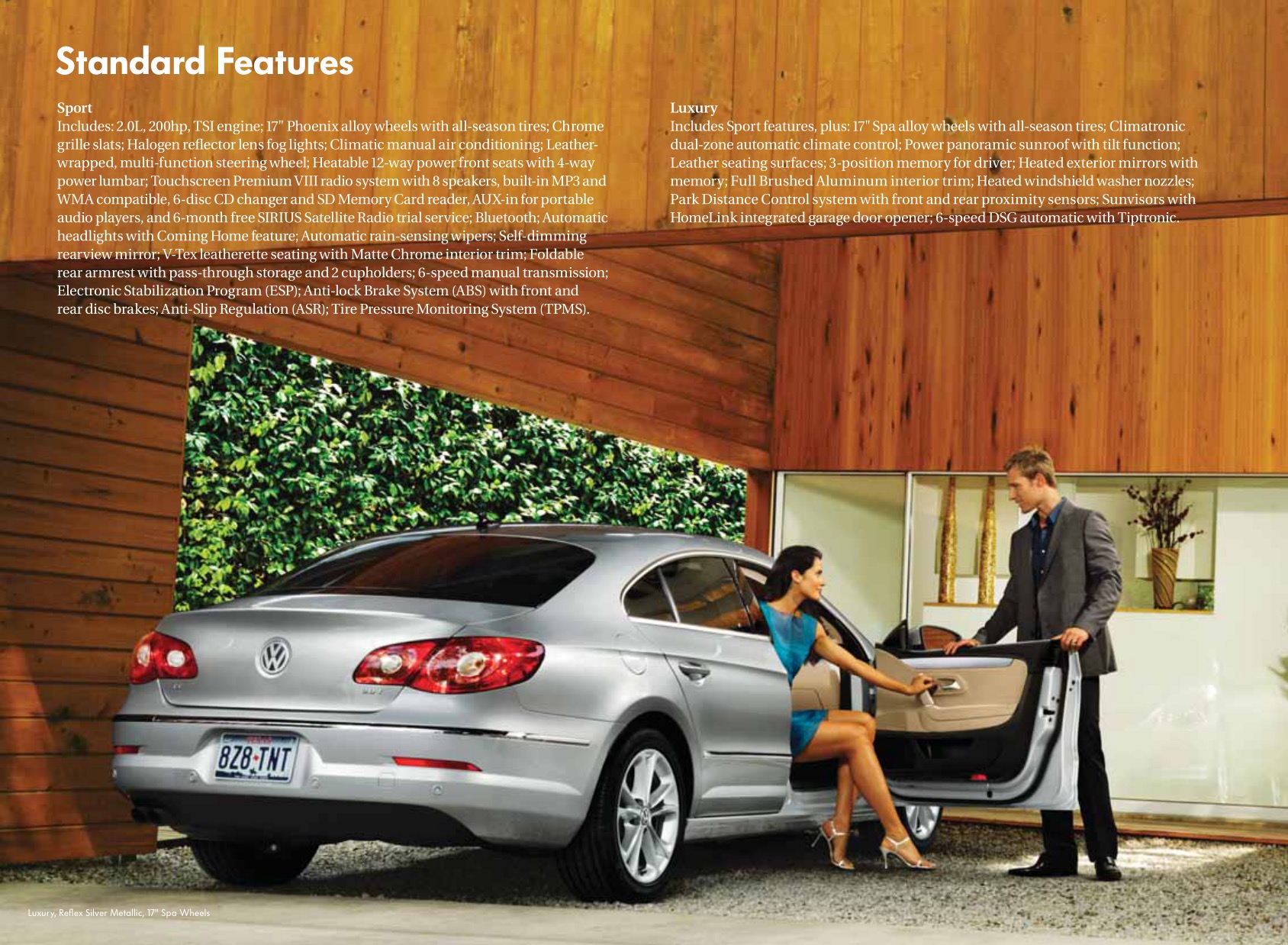 2010 VW CC Brochure Page 7